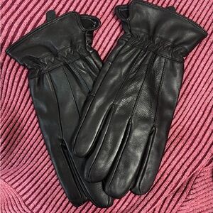 genuine leather gloves